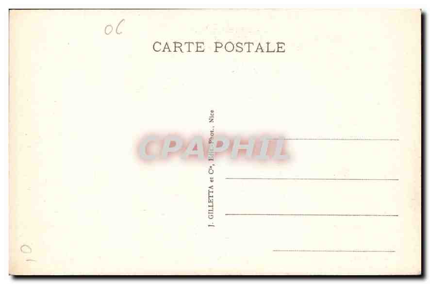 CPA Ile Saint Honorat Abbaye de Lerins Salle du Chapitre  — Rückseite