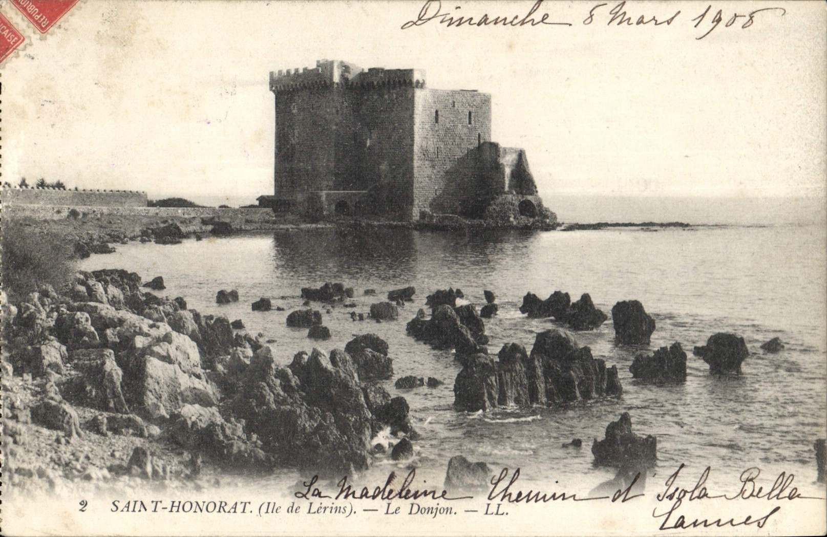 CPA Saint Honorat Ile de Lerins Le Donjon 