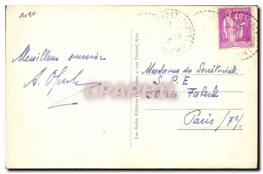 Les Gorges du Loup — Vue générale et le Viaduc — Éditions Belles Lettres, n°43 — Reverso