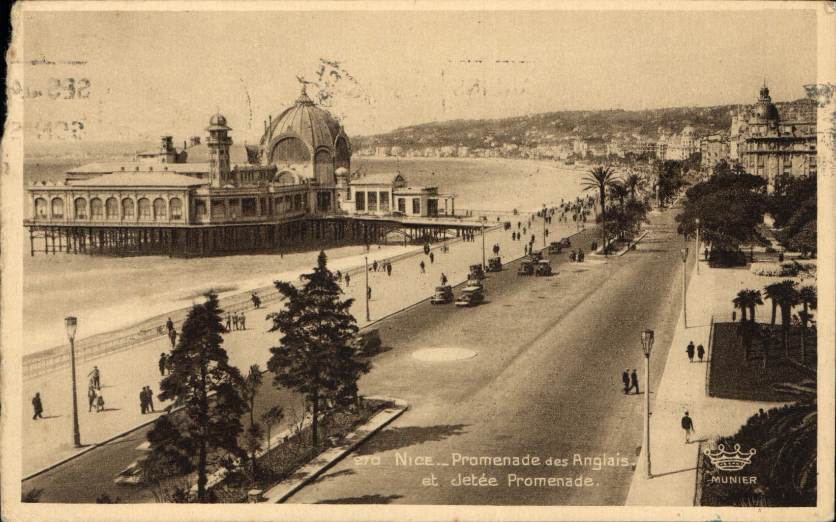 Nice — Promenade des Anglais et Jetée Promenade — Munier, n° 270