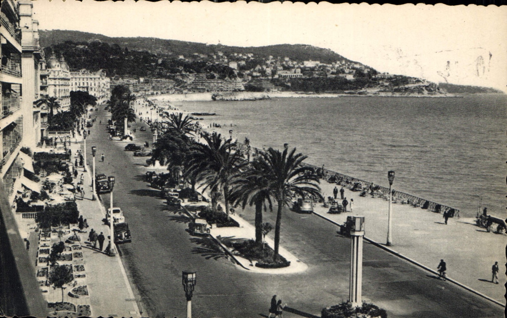 CPA Nice Le Mont Boron La Promenade des Anglais 