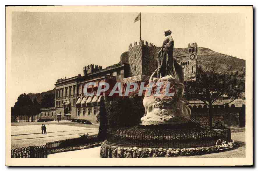 CPA Cote d'Azur Monaco Palais du Prince 