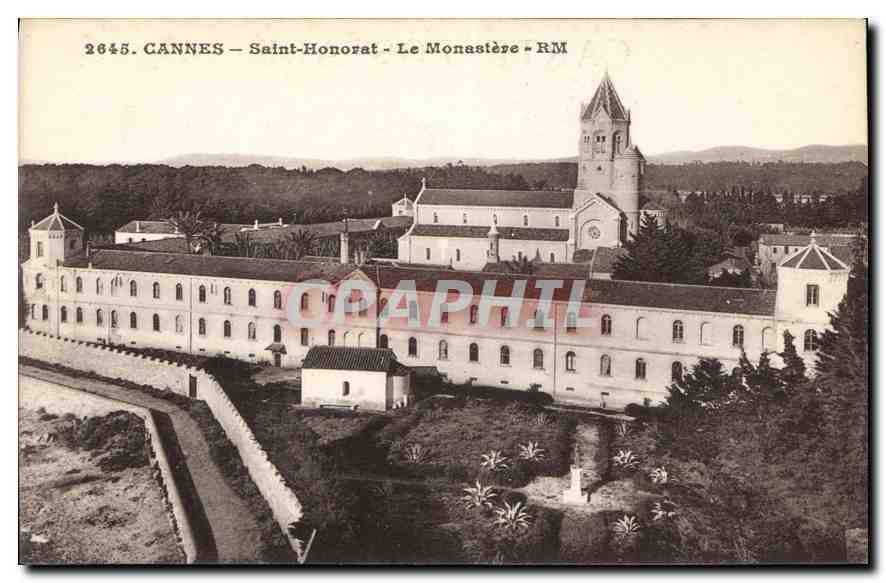 CPA Cannes Saint Honorat Le Monastere 