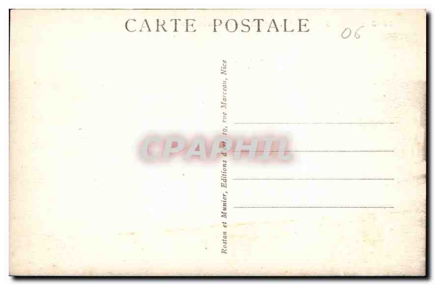 CPA Cannes Saint Honorat Le Monastere  — Rückseite