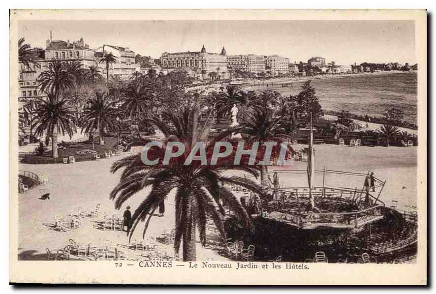 CPA Cannes Le Nouveau Jardin et les Hotels 