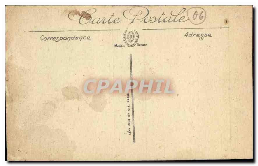CPA Nice Le Couvent de Cimiez  — Rückseite