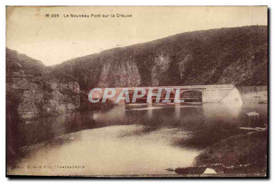 CPA Le Nouveau Pont sur la Creuse 