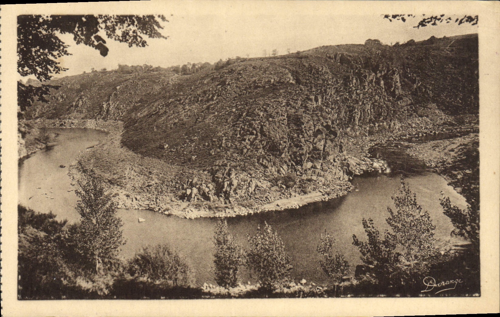 La Boucle de la Creuse — vue panoramique — Dorange