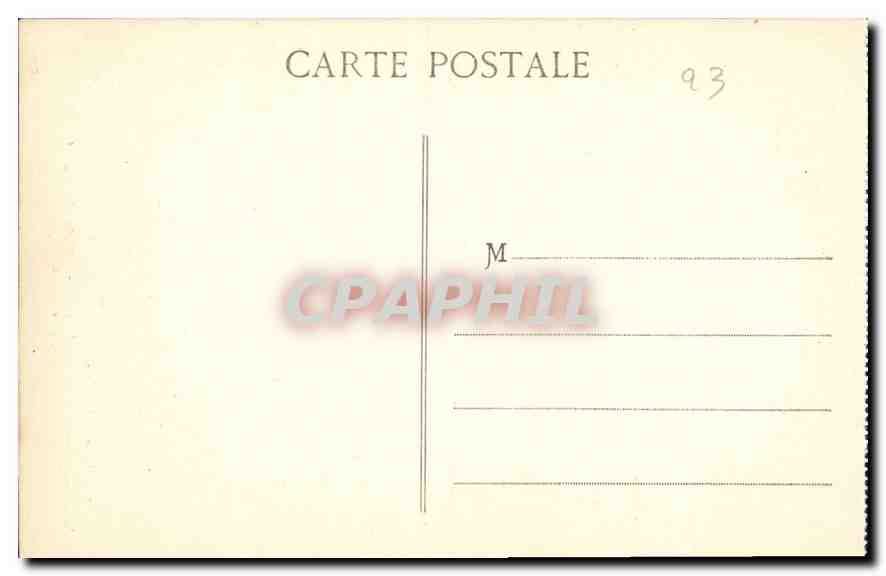 CPA Le Moutier d'Ahun Creuse Interieur de l'Eglise le Dogue  — Rückseite