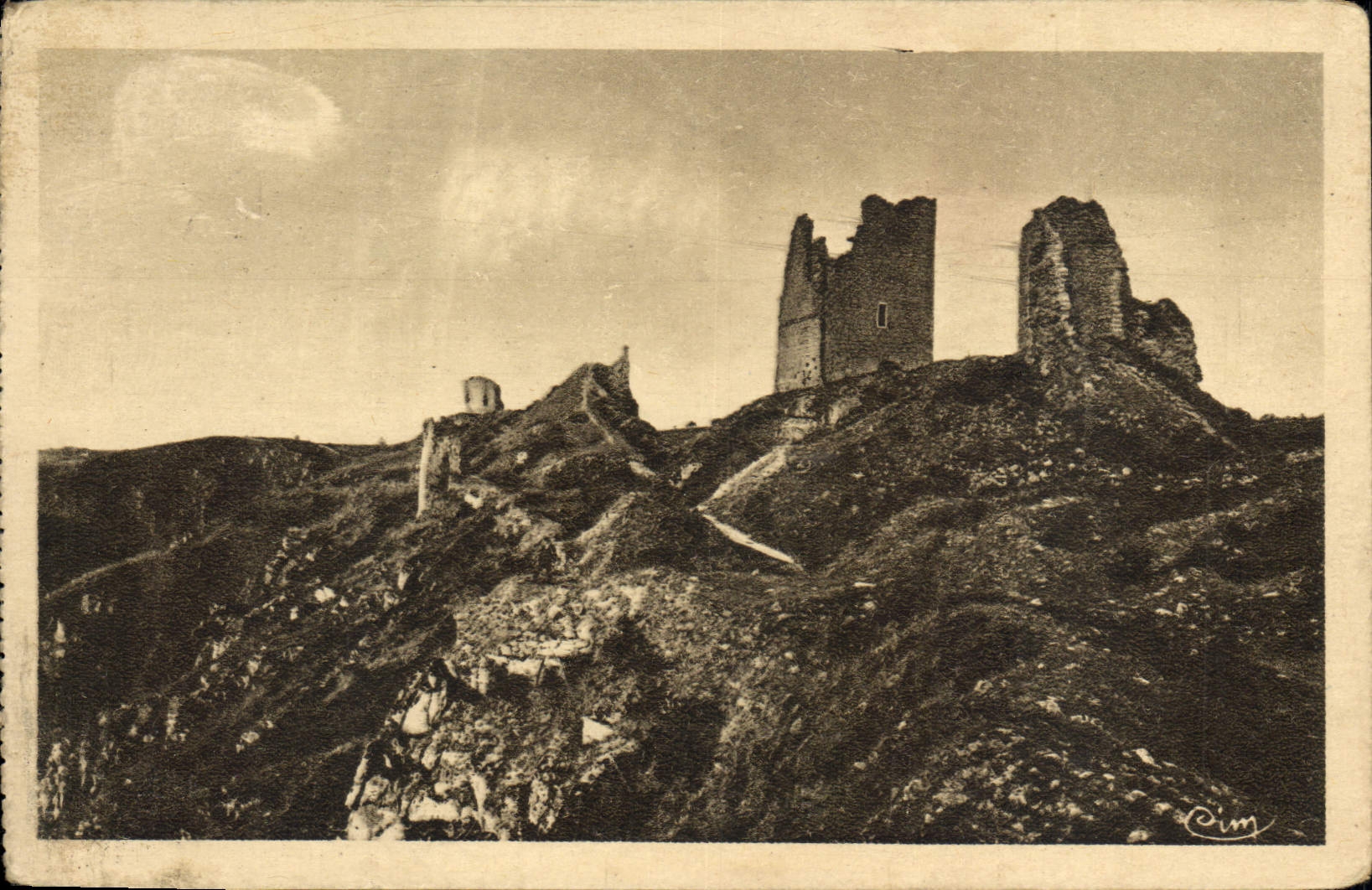 CPA La Creuse Touristique les Ruines du Chateau de Crozant 