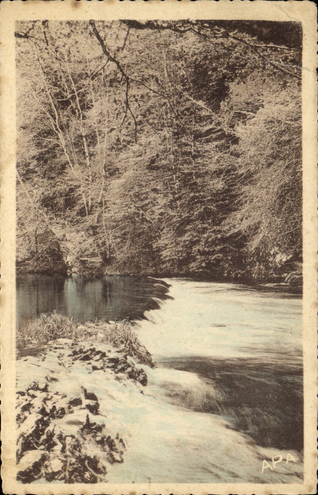 Ecluse dans la vallée de la Creuse — Les Cartes A.P.A. - POUX - ALBI