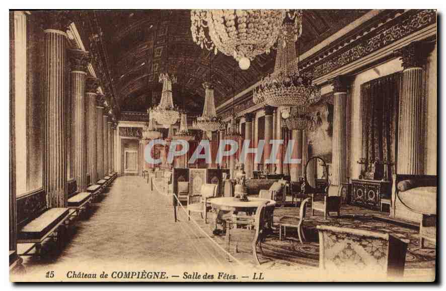 CPA Chateau de Compiegne Salle des Fetes 