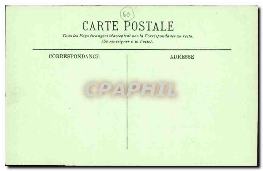 CPA Compiegne Abside de l'Eglise Saint Antoine  — Verso