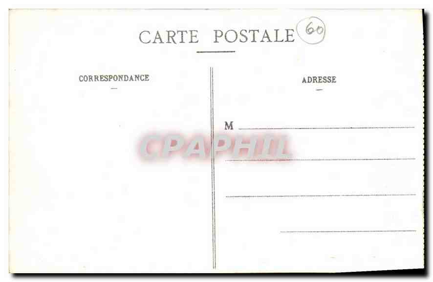 CPA Compiegne le Parc L'Avenue des Beaux Monts  — Rückseite