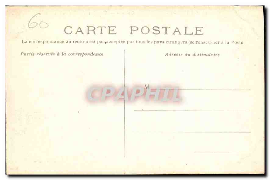 CPA Compiegne Chateau Chambre de Marie Antoinette  — Rückseite