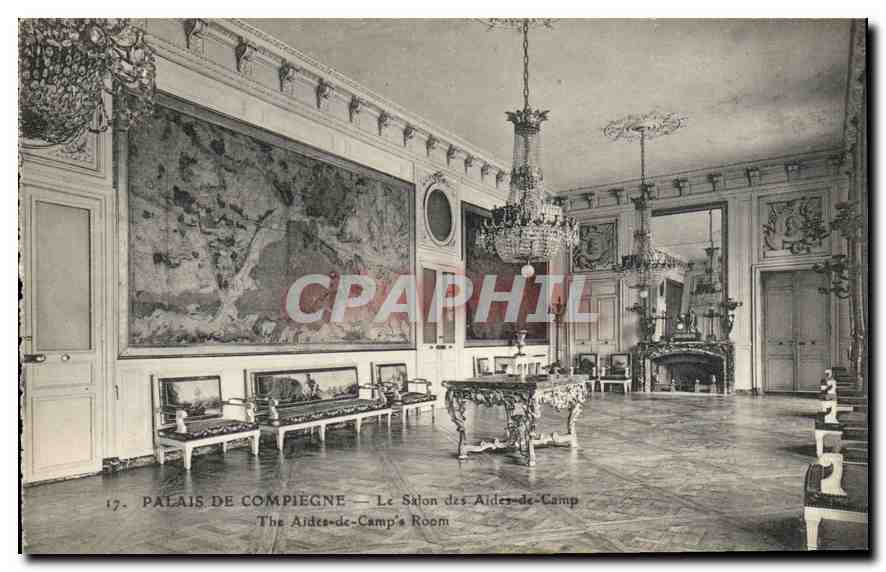 CPA Palais de Compiegne le Salon des Aides de Camp 