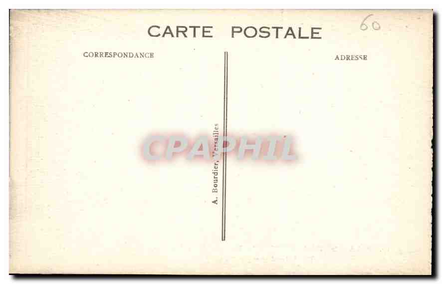 CPA Palais de Compiegne le Salon des Aides de Camp  — Rückseite