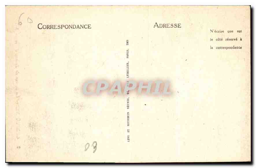 CPA Compiegne La Statue de Jeanne D'Arc  — Verso