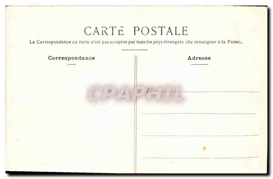 CPA Chateau de Compiegne L'Avenue des Beaux Monts  — Rückseite