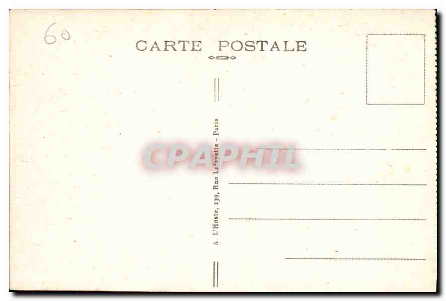 CPA Foret de Compiegne Emplacement du Wagon des Plenipotentiaires allemands  — Rückseite