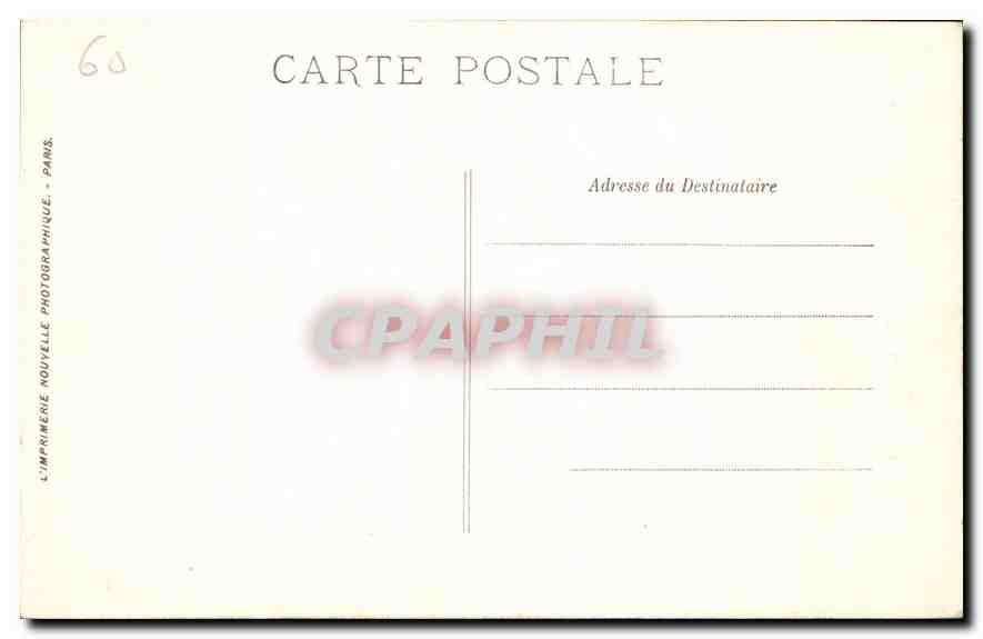 CPA Compiegne L'Eglise Saint Antoine  — Verso