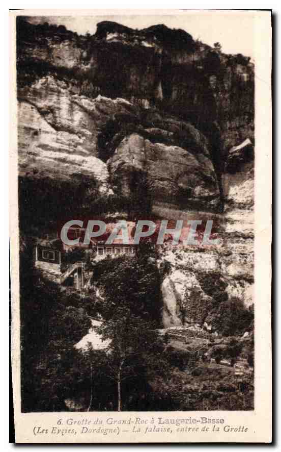 Cave of Grand-Roc at Laugerie-Basse — Les Eygues, Dordogne — publisher not visible