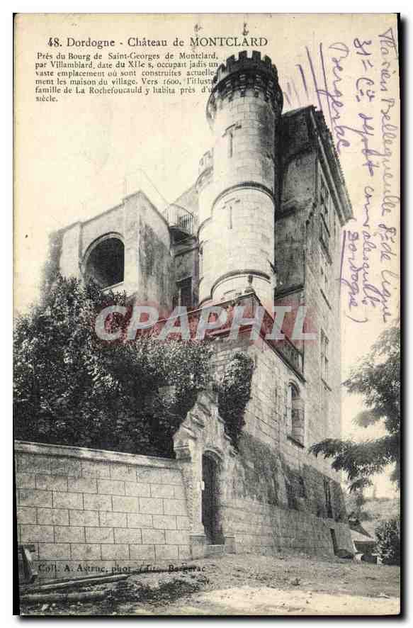 CPA Dordogne Chateau de Montclard 