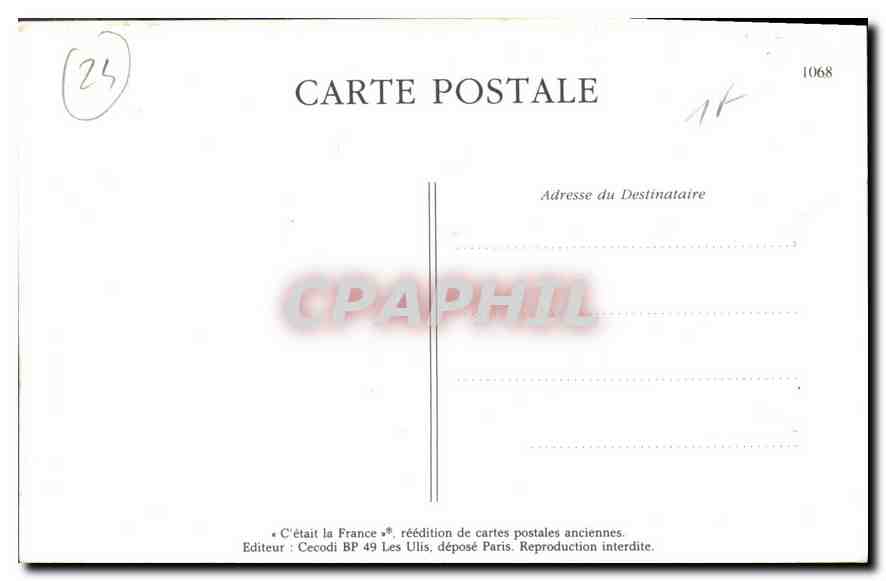 REPRO En Perigord la Recherche des Truffes L'Arret cochon porc — Rückseite