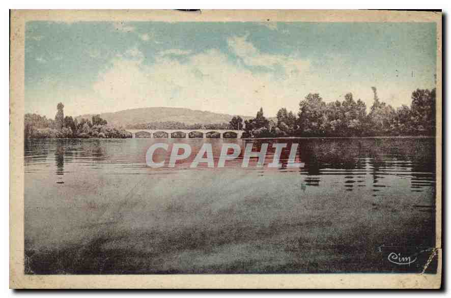 Siorac-en-Périgord - The Bridge and the Banks of the Dordogne - Publisher 'Rim'