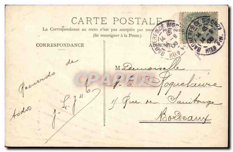Cascade du Gard — Gripp — Sajous Libraire, Bagnères-de-Bigorre — Reverso