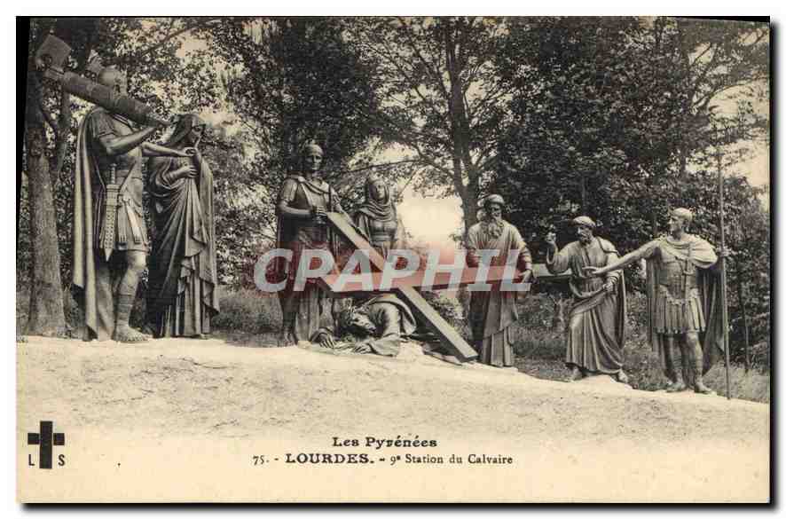 CPA Lourdes Station du Calvaire 