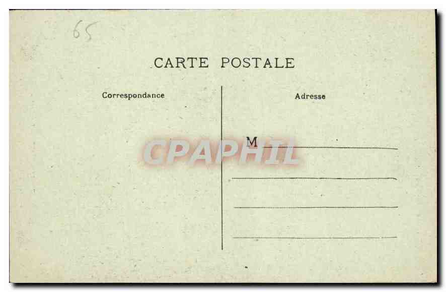 CPA Lourdes La Grotte A la Grotte Benie j'ai prie pour vous  — Verso