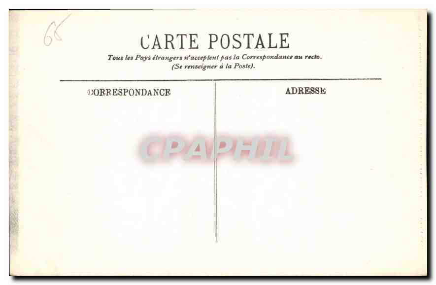 CPA Lourdes Le Lac  — Verso