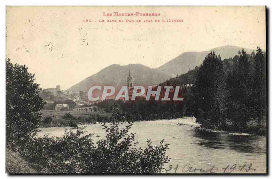 CPA Le Gave de Pau au Aval de Lourdes 