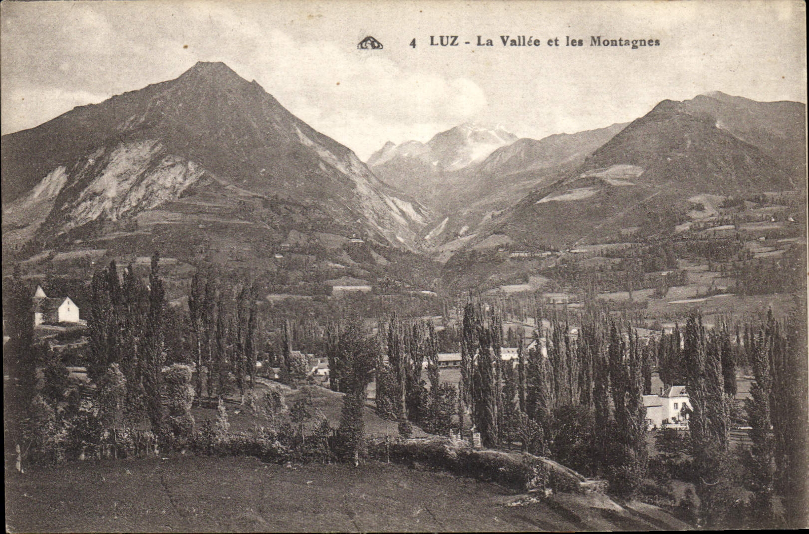 Luz - La Vallée et les Montagnes — série 4 — éditeur Cie Alsacienne des Arts Graphiques, Strasbourg