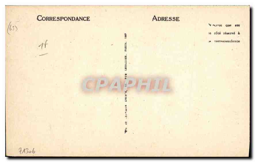 CPA Saint Sauveur Le Pont Napoleon  — Verso