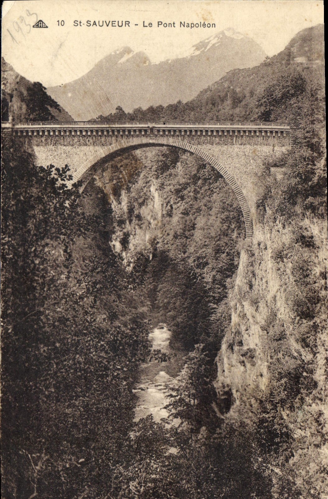 CPA St Sauveur Le Pont Napoleon 