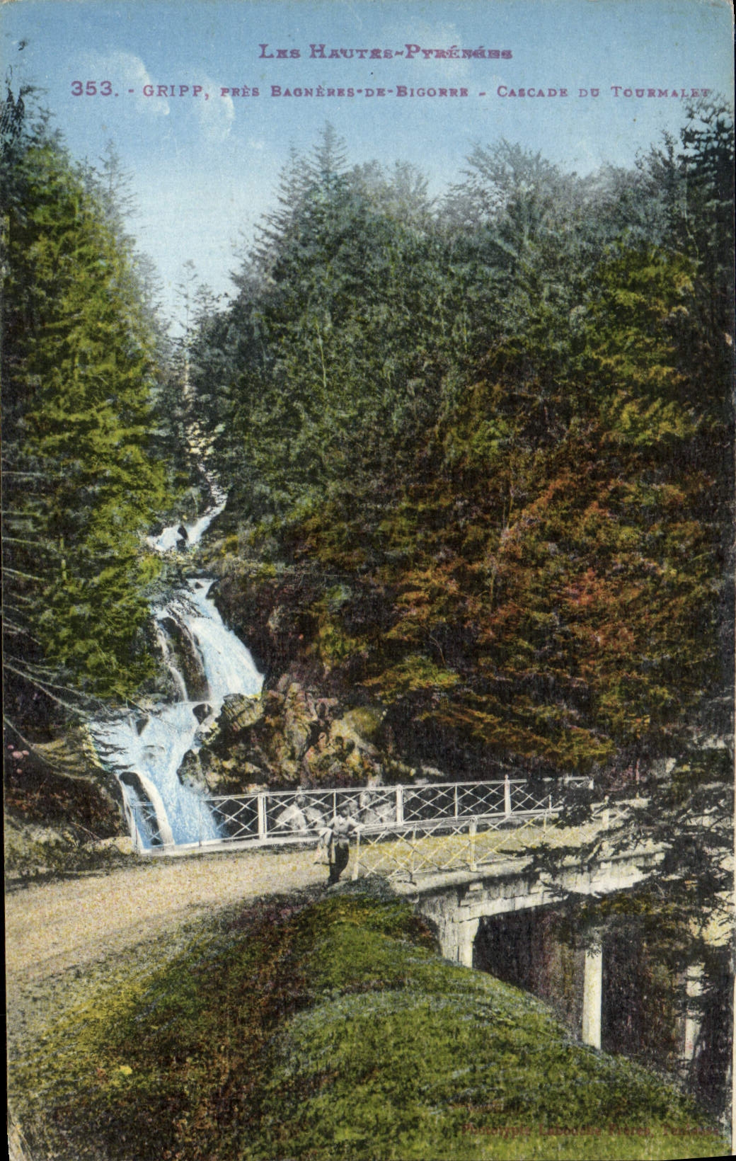 Griff, près Baonères-de-Bigorre - Cascade du Tourmalet — Éditeur : P. P. P. (Paris)