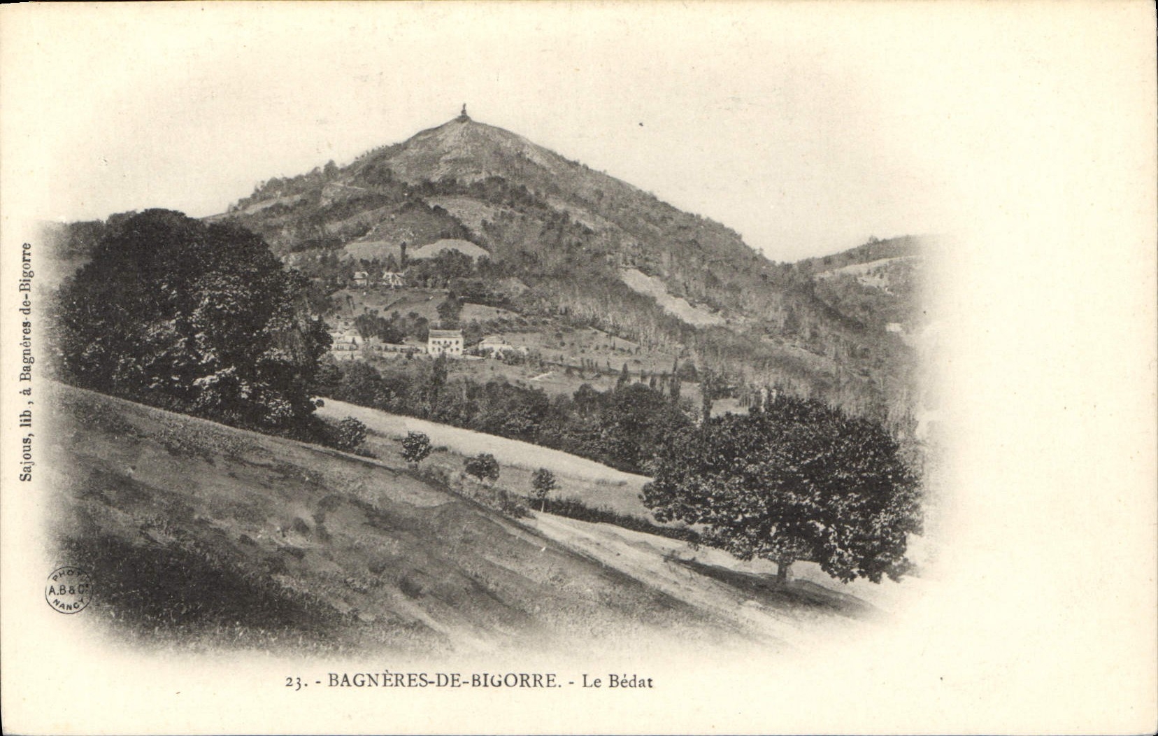 Bagnères-de-Bigorre — Le Bédat — Sajous, lith. à Bagnères-de-Bigorre
