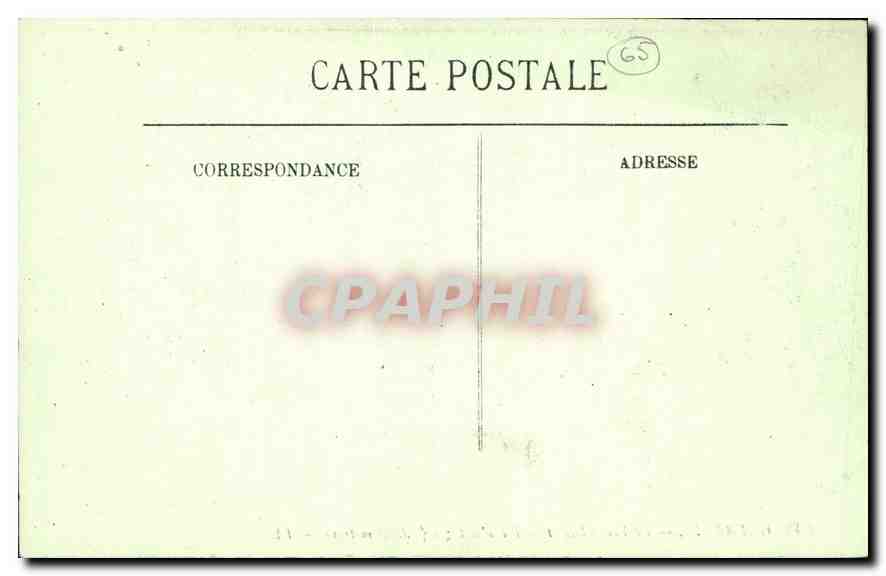 CPA Gavarnie Le Lac Glace et le Pic d'Astazuo  — Verso