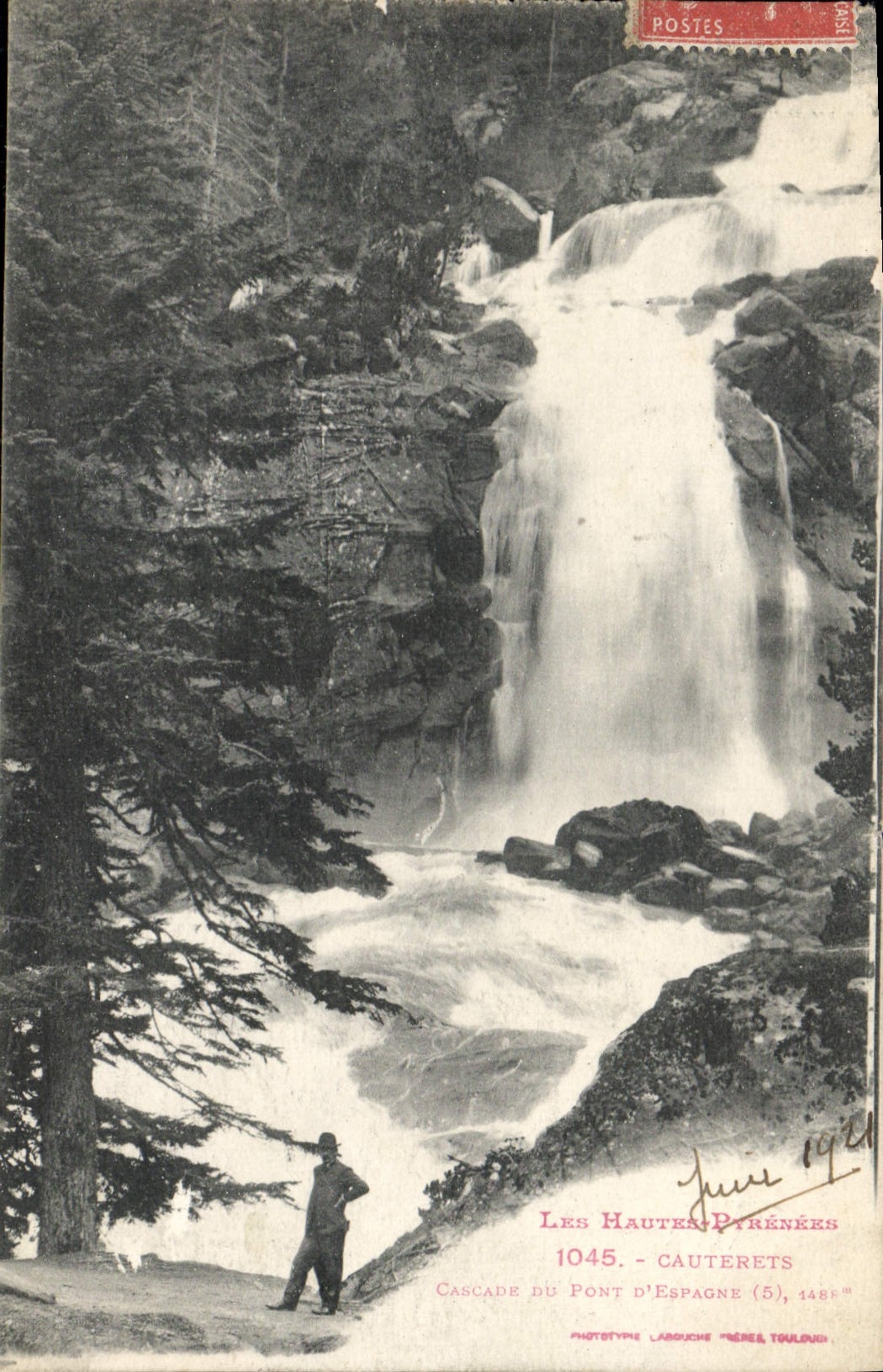 Cascade du Pont d'Espagne — Les Hautes-Pyrénées — Phototype Langouche, Toulouse