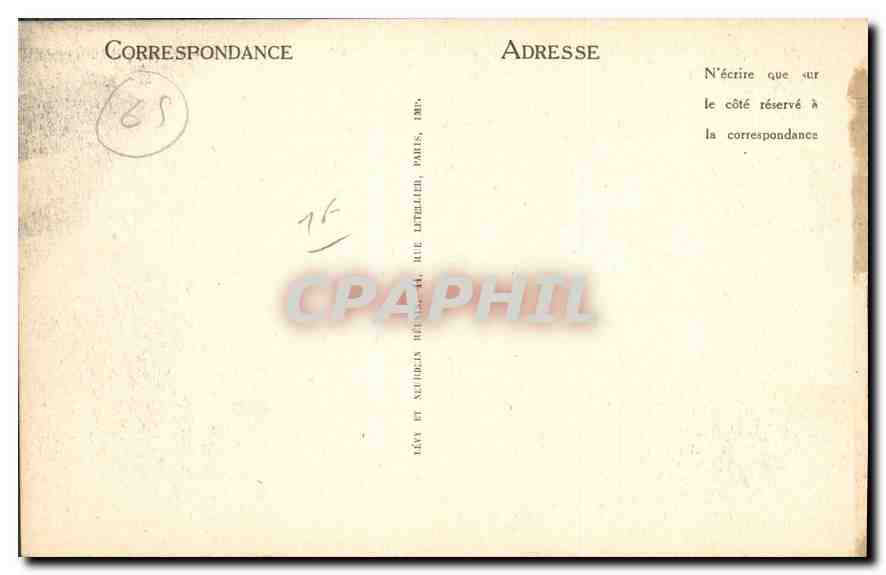 CPA Gavarnie La Vallee d'Ossoue et le Vignemale  — Verso