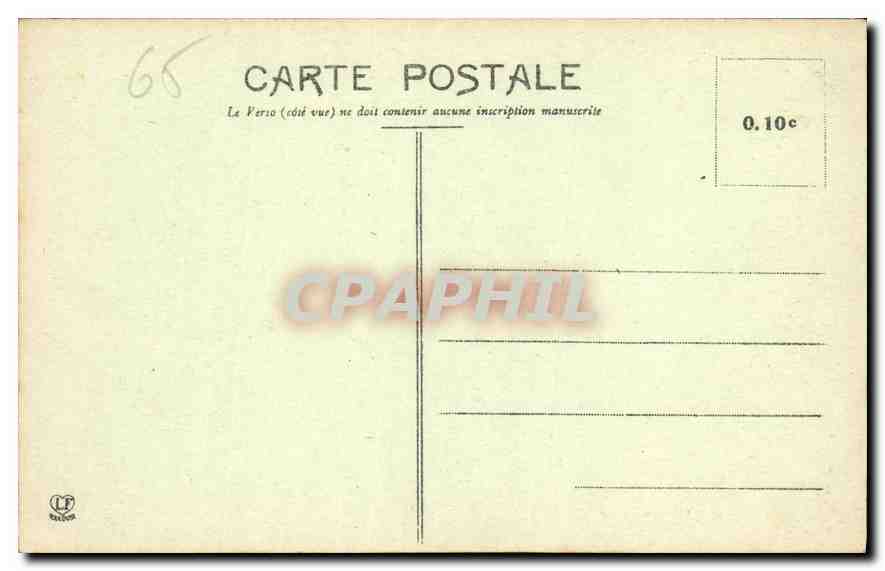 CPA Les Hautes Pyrenees St Savin pres Angeles Gazost  — Rückseite