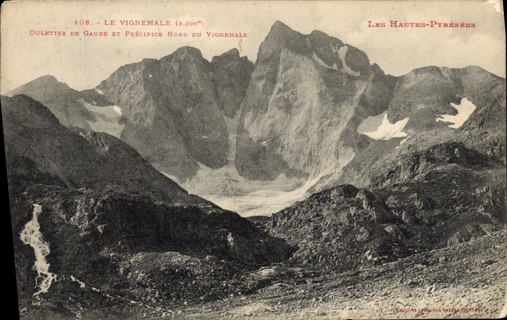 Le Vignemale (3.298m) — Oulettes de Gaube et Précipice Nord du Vignemale — Les Hautes-Pyrénées