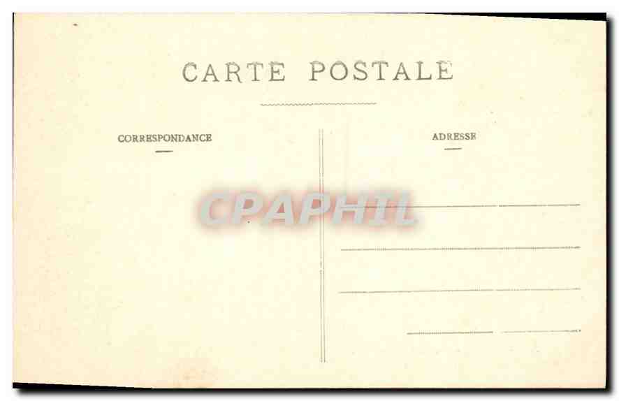 CPA Gedre Grotte de Palasset Route de Luz a Gavarnie  — Verso