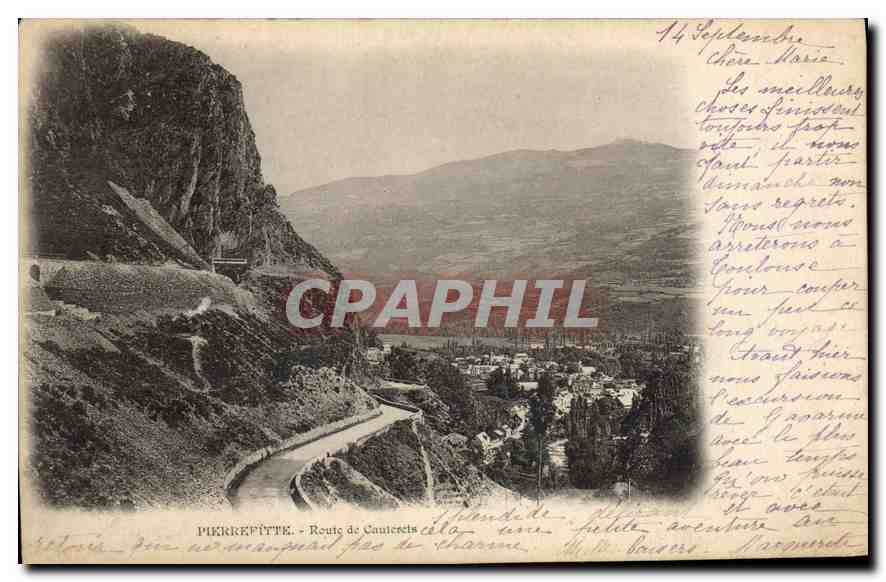 CPA Pierrefitte Route de Cauterets 
