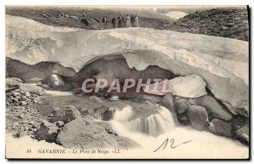 CPA Gavarnie Le Pont de Neige 
