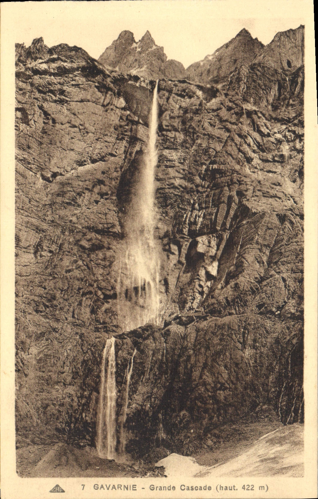 CPA Gavarnie Grande Cascade 