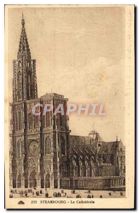 CPA Strasbourg La Cathedrale 
