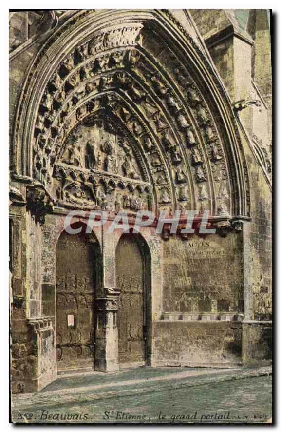CPA Beauvais St Etienne Le Grand Portail 